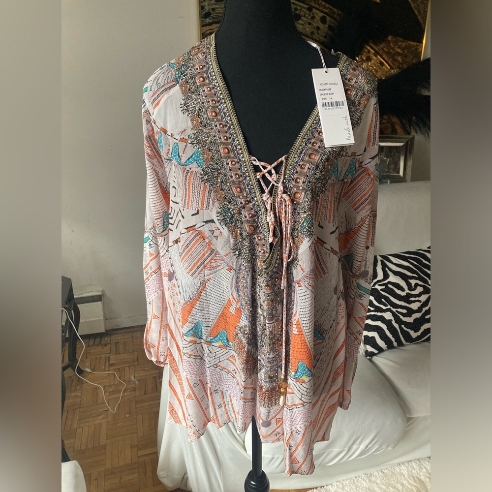 Camilla kaftan top
